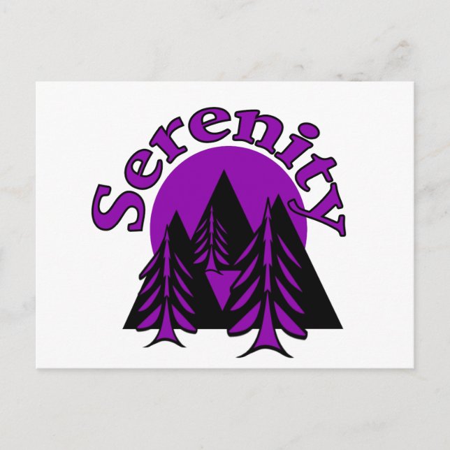 Serenity Postcard (Front)