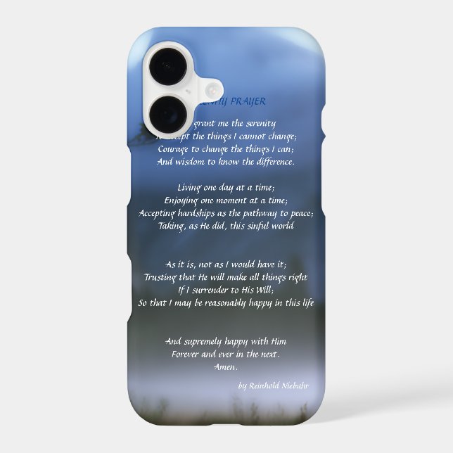 Serenity Prayer (Back)