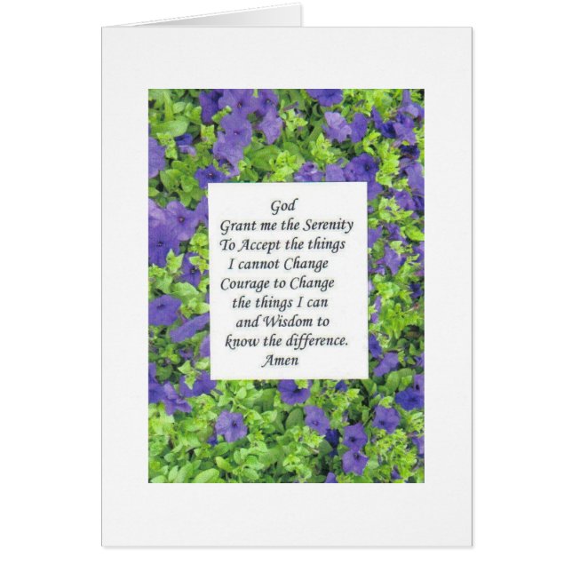 Serenity prayer (Front)