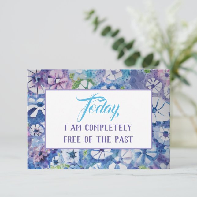 Serenity Prayer Affirmation Meditation Card (Standing Front)