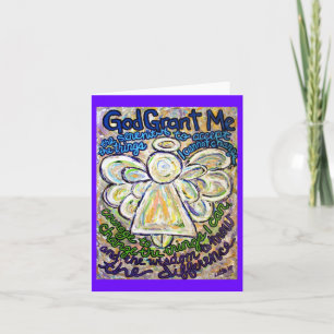 Serenity Prayer Angel Art Note or Greeting Card