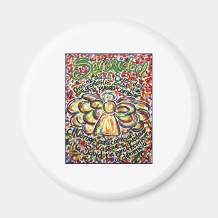 Serenity Prayer Angel (Spanish Text) Magnet