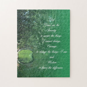 Serenity Prayer Bridge Jigsaw Puzzle