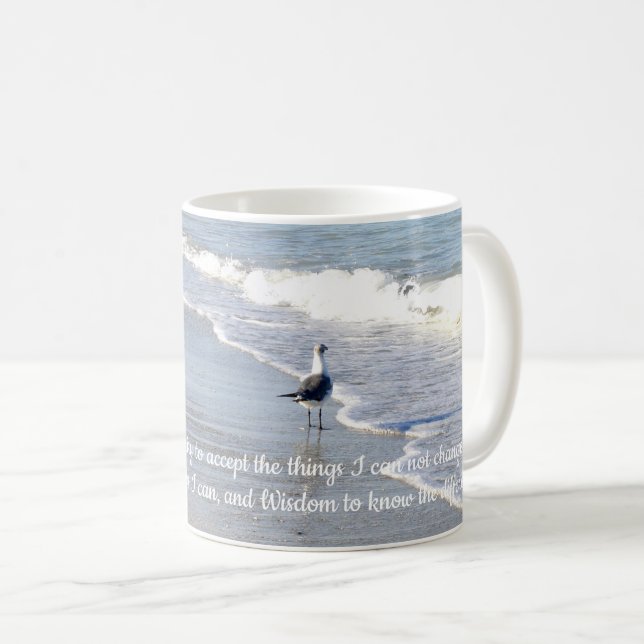 Serenity Prayer Coffee Mug (Front Right)