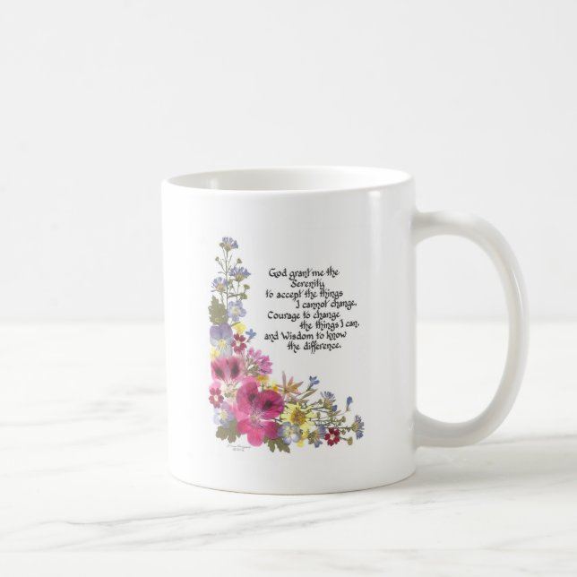Serenity Prayer Coffee Mug (Right)
