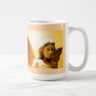 Serenity Prayer Colorful Yellow Gold Orange Angel Coffee Mug