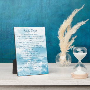 Serenity Prayer, Courage & Wisdom Plaque