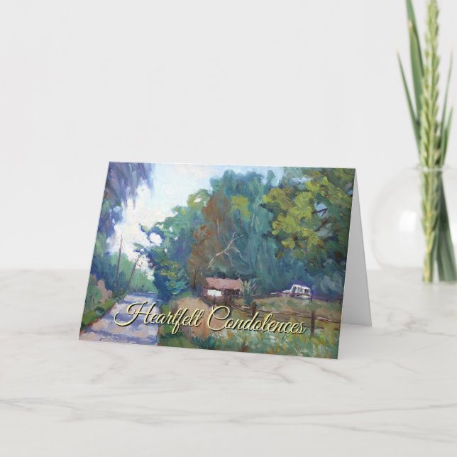 Serenity Prayer In Purple Blue Green Orange Card (Front)