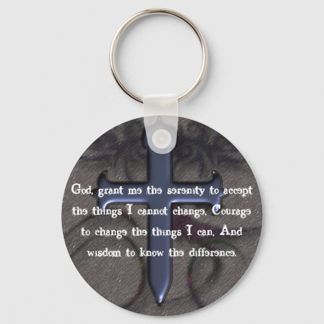 Serenity Prayer Key Ring (Front)