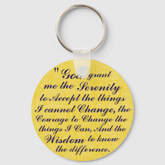Serenity Prayer Keychain