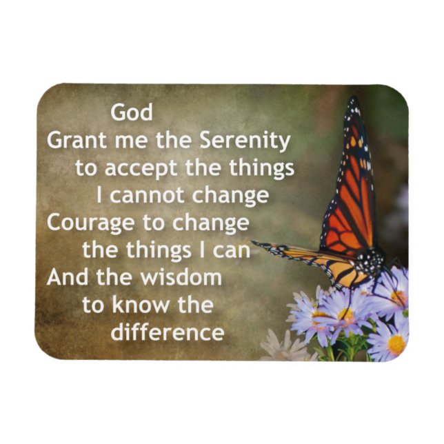 serenity prayer magnet (Horizontal)