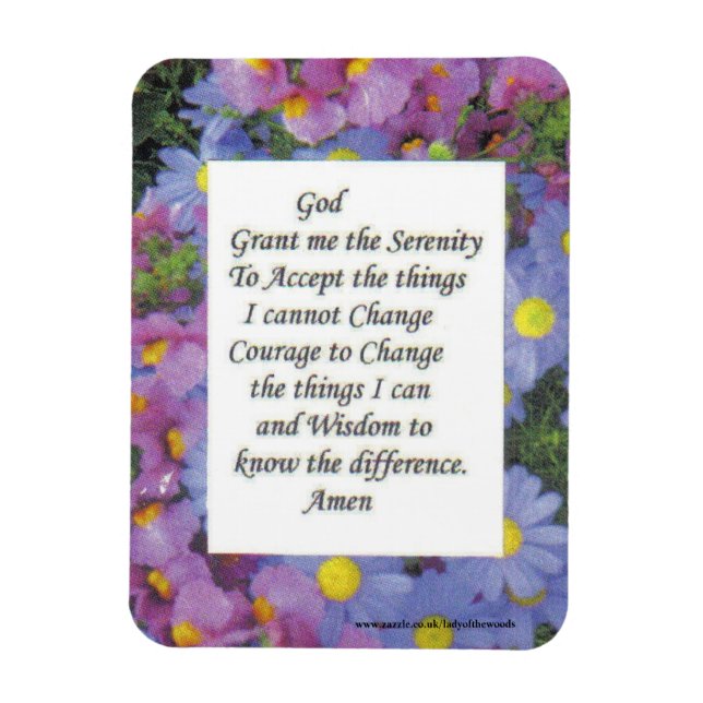 Serenity prayer magnet (Vertical)