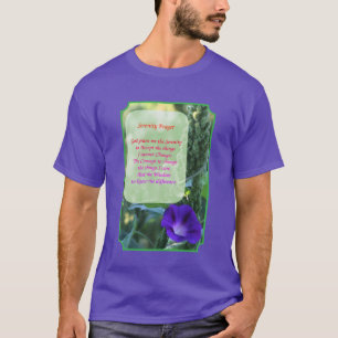 Serenity Prayer Morning Glory Inspirational  T-Shirt
