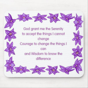 Serenity Prayer Mouse Pad