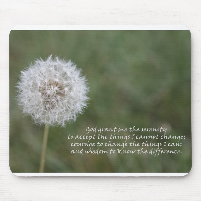Serenity Prayer Mouse Pad (Front)