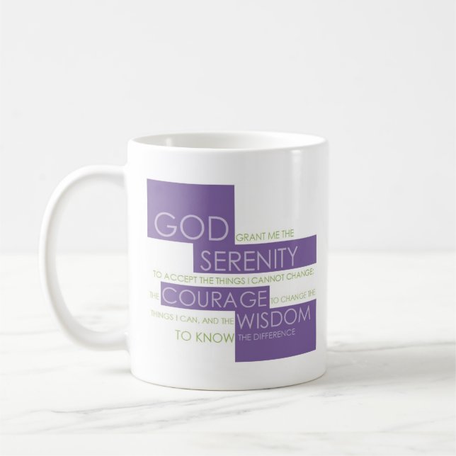 Serenity Prayer Mug (Left)