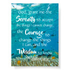 Serenity Prayer Ocean Fish Meditation