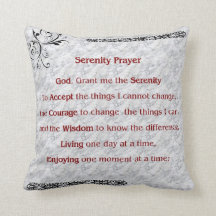 Serenity Prayer Pillow