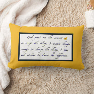 Serenity prayer Pillow