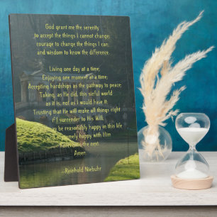 Serenity Prayer Plaque
