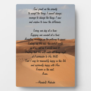 Serenity Prayer Plaque