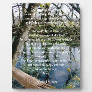 Serenity Prayer Plaque