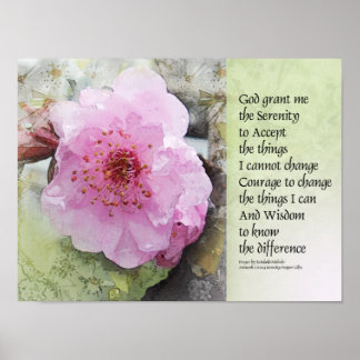 Serenity Prayer Art, Posters & Framed Artwork | Zazzle.co.nz