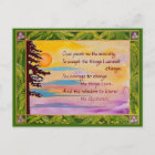 Serenity Prayer post card/note card