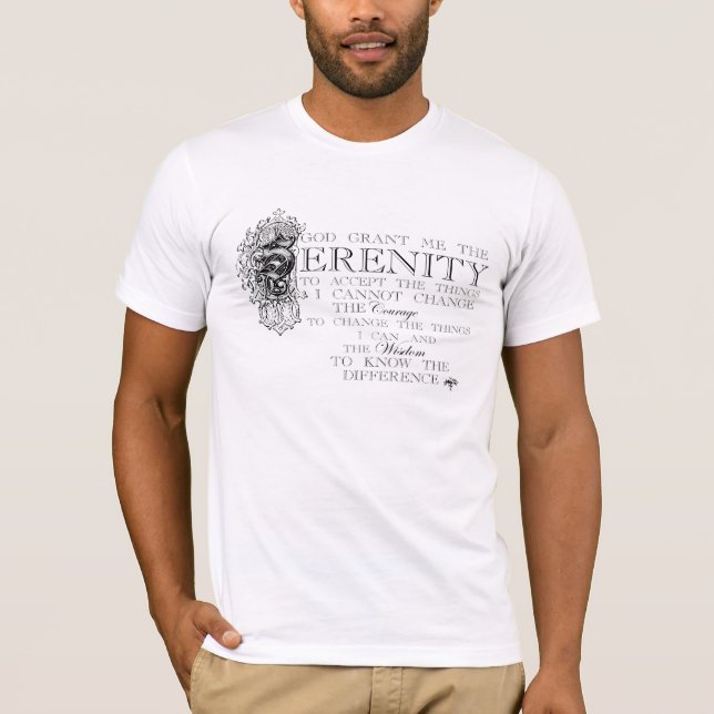Serenity Prayer T-Shirt (Front)