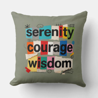 Serenity Prayer - Throw Pillow