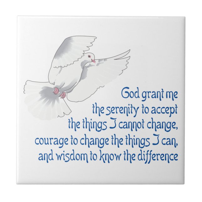Serenity Prayer Tile (Front)