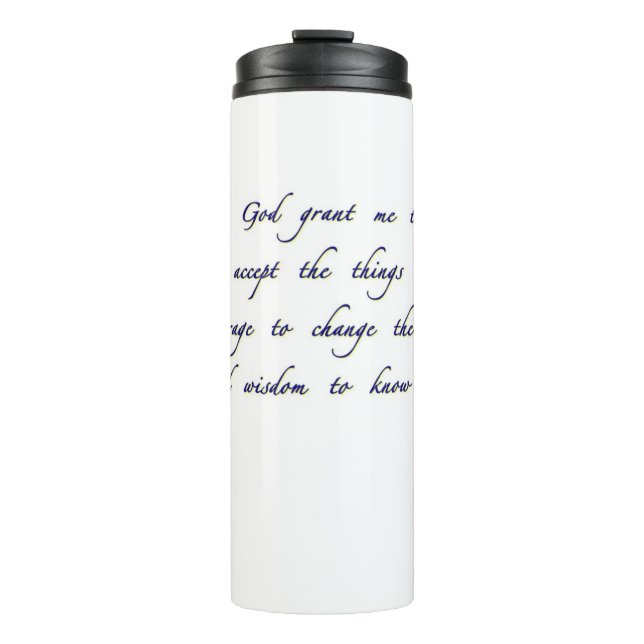Serenity prayer travel Mug (Front)