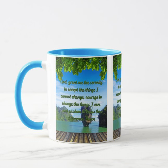 Serenity Prayer Two-Tone Mug (Left)
