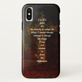 Serenity Prayer With Beautiful Christian Art Case-Mate iPhone Case