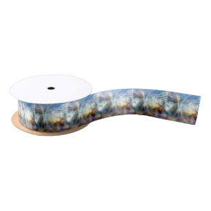Serenity Prayer With Inspiring Motivational Art Satin Ribbon