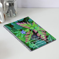 Serenity Prayer Woodland Plants Floral