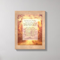 Serenity Prayer wrapped canvas art with quote