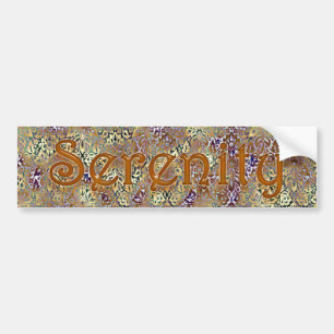 SERENITY Sobriety Recovery Bumper Sticker