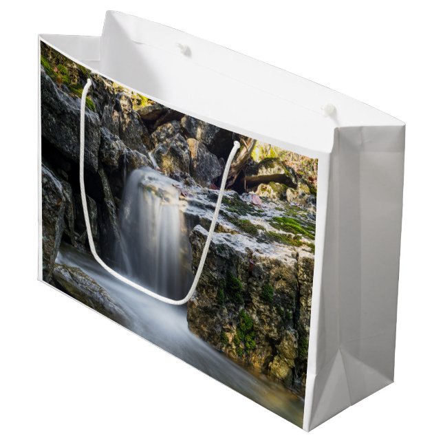 Serenity Spa Falls Large Gift Bag (Front Angled)