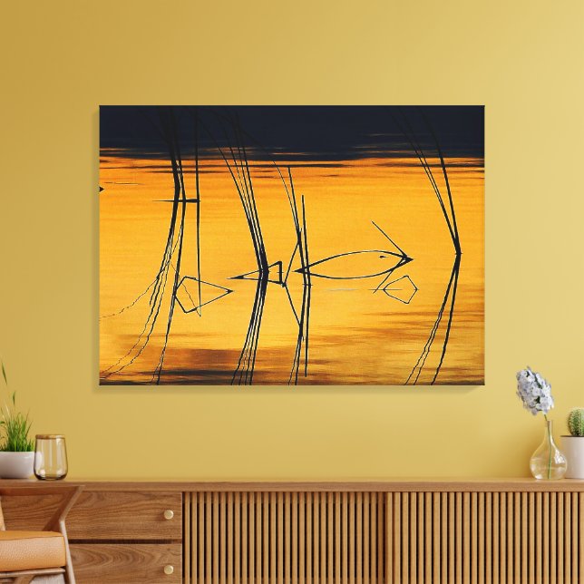 Serenity Stretch Canvas Print (Insitu(LivingRoom))