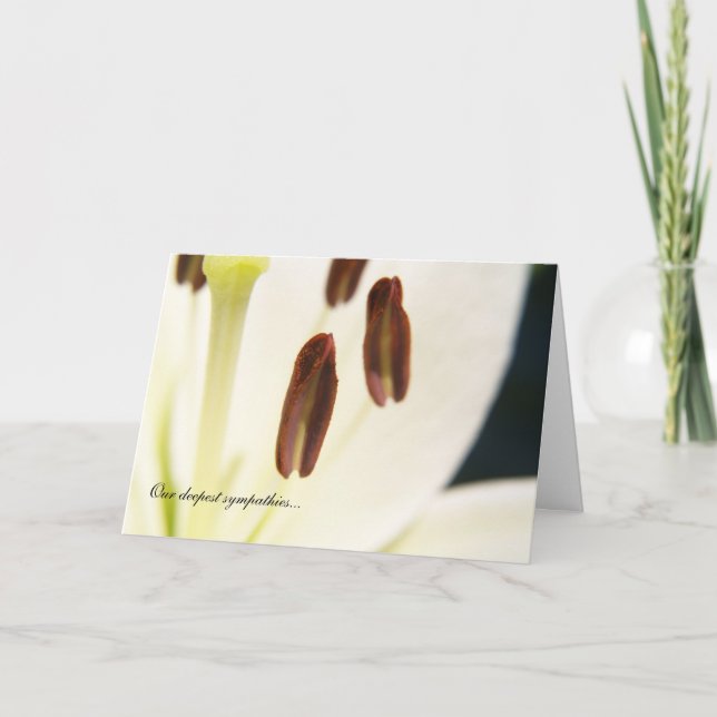 "Serenity" Sympathy/ Bereavement Card (Front)