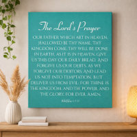 SERENITY | The Lord's Prayer Blue Green