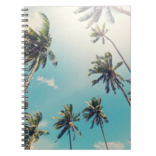 Serenity Tropical Beach Landscape Notebook