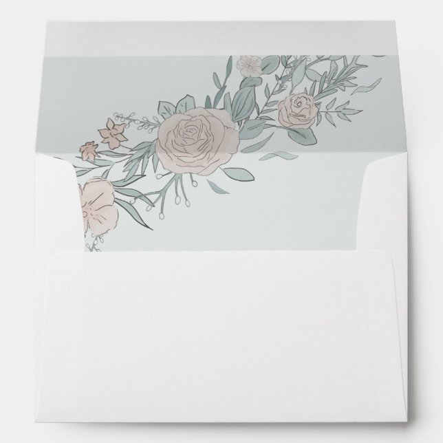 Serenity Wedding Envelope (Back (Bottom))