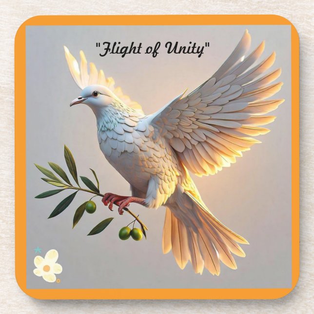 "Serenity's Peaceful Embrace" Coaster (Front)