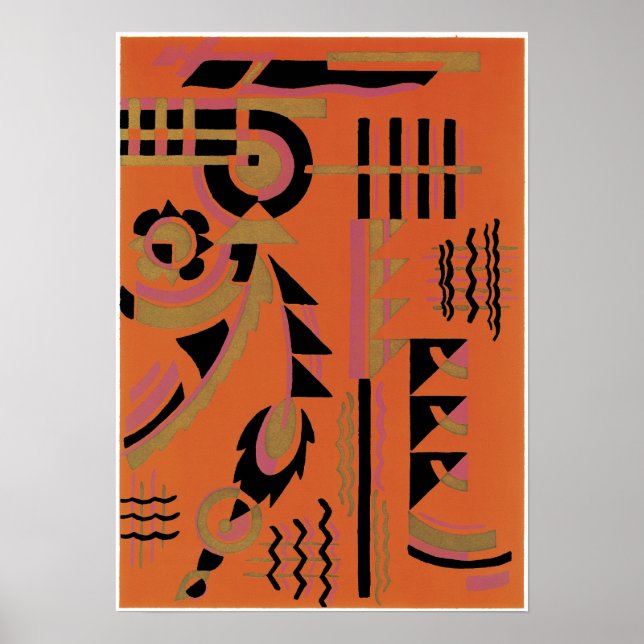 Serge Gladky Jazz Art Poster (Front)