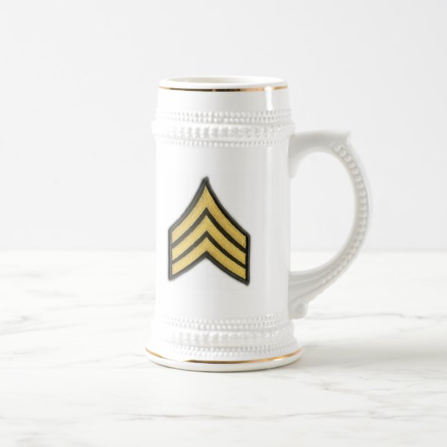SERGEANT E-5 BEER STEIN (Right)