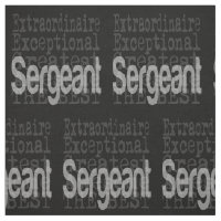 Sergeant Extraordinaire