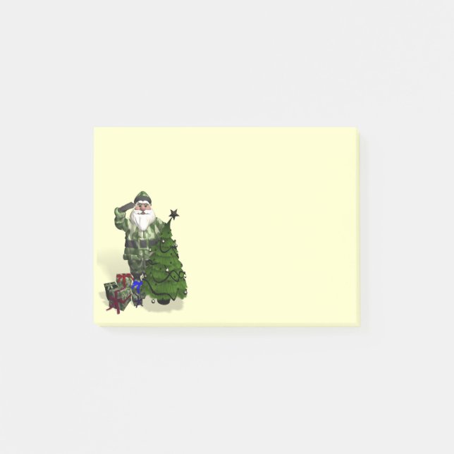 Sergeant Santa Claus Post-it Notes (Front)