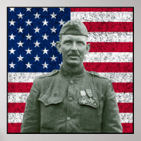 Sergeant York and The American Flag -- Border